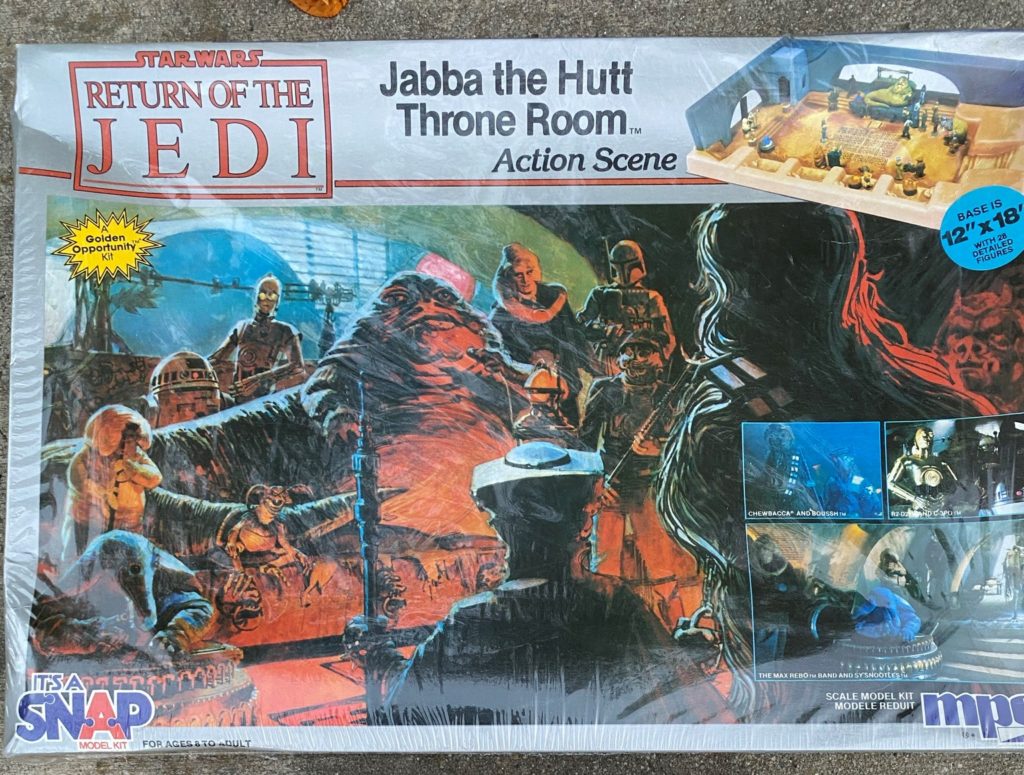 jabba the hutt throne room model kit